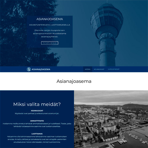 Nettisivut yritykselle NSST Finland